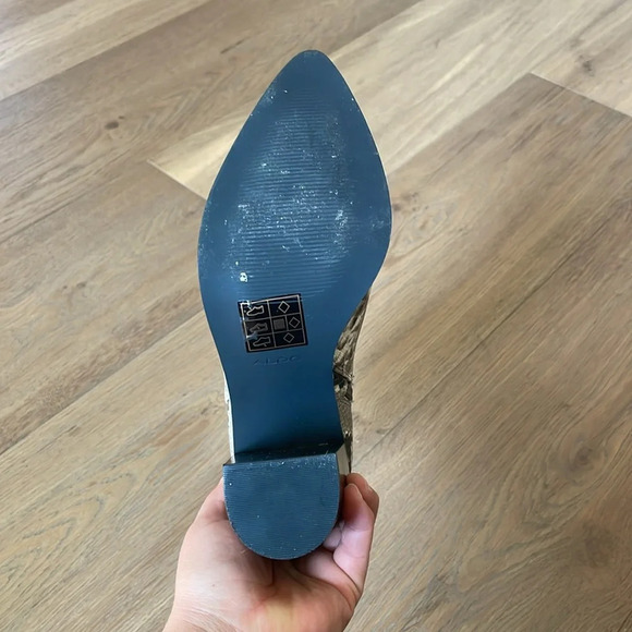 Aldo Loviren Snake Print Booties Size 8.5 - Picture 9 of 13